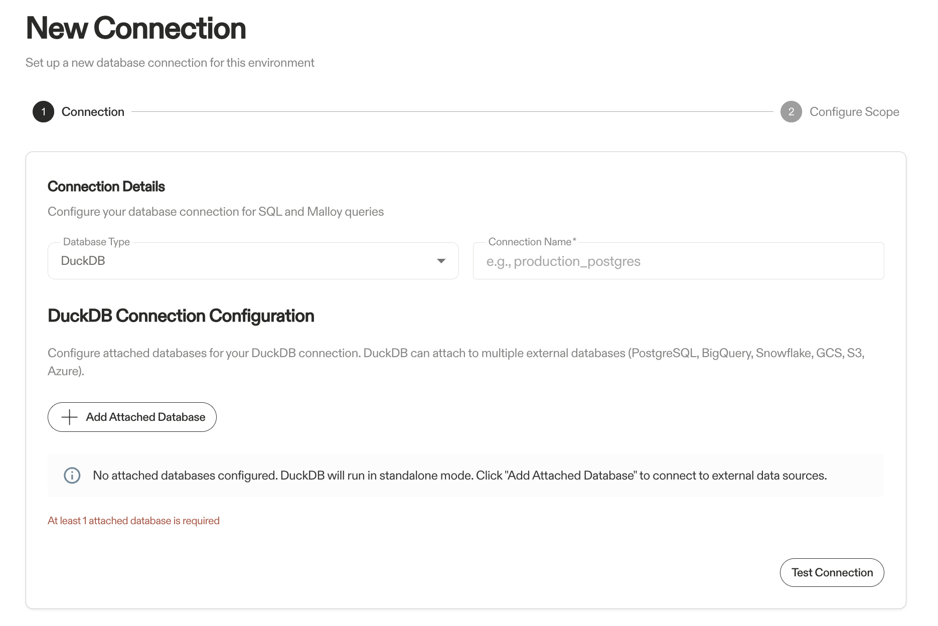DuckDB Connection