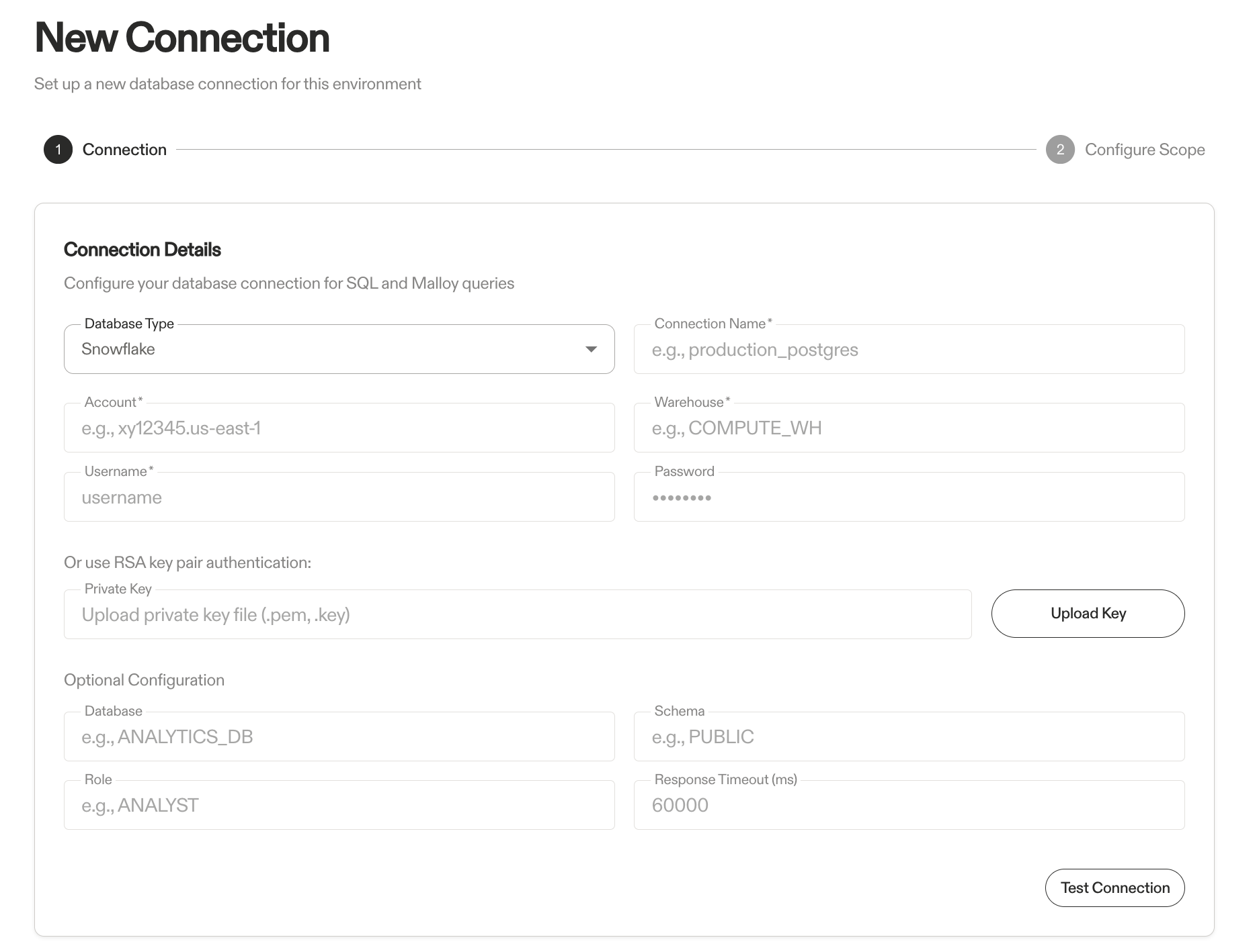 Snowflake Connection
